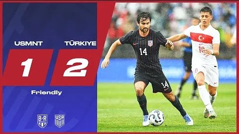 ดูไฮไลท์ฟุตบอลกระชับมิตรทีมชาติ 08/06/2568 สหรัฐฯ 1-2 ตุรกี เกมดุเดือดพลิกชนะสุดมันส์จาก dooball69