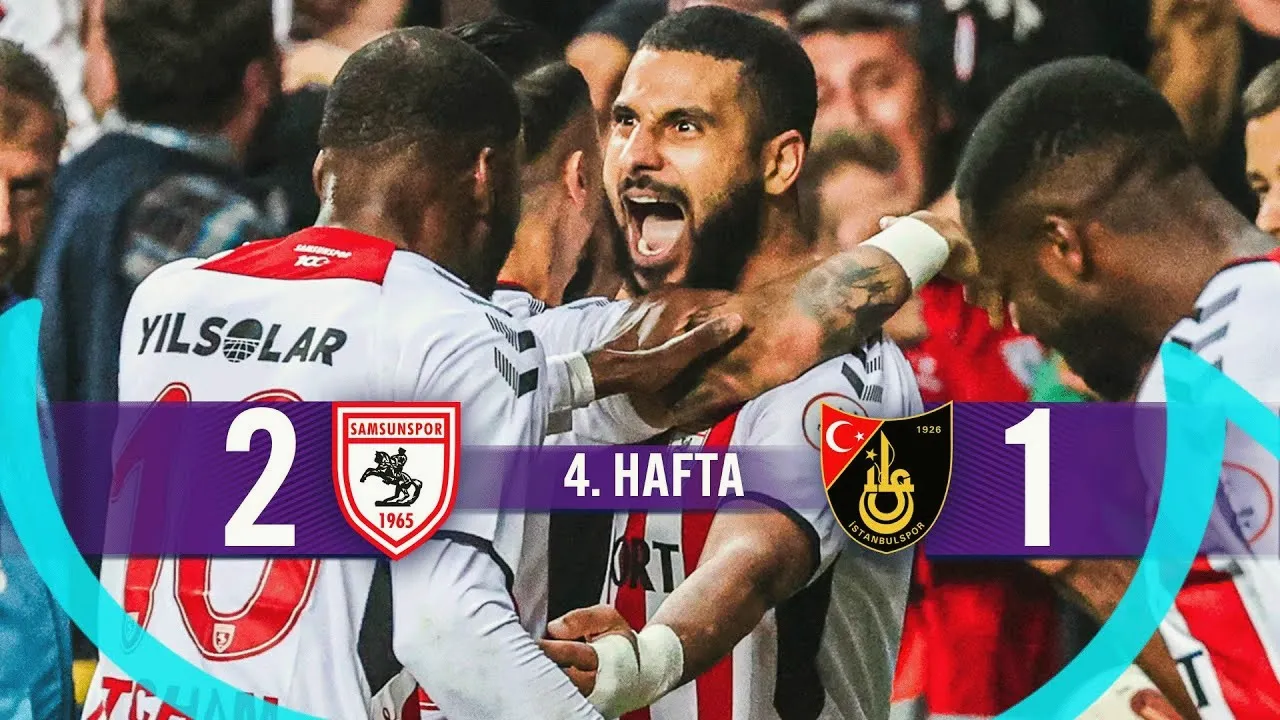 ไฮไลท์ฟุตบอลตุรกี ซุปเปอร์ลีก 2023 ซัมซั่นสปอร์เฉือนอิสตันบูลสปอร์ 2-1 09/11/2566