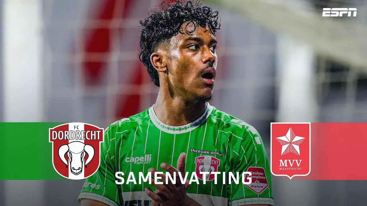 ไฮไลท์ฟุตบอล จูปิแลร์ลีก ฮอลแลนด์ : ดอร์เดรชท์ ถล่ม เอ็มวีวี มาสทริสช์ 3-0 26 เมษายน 2568