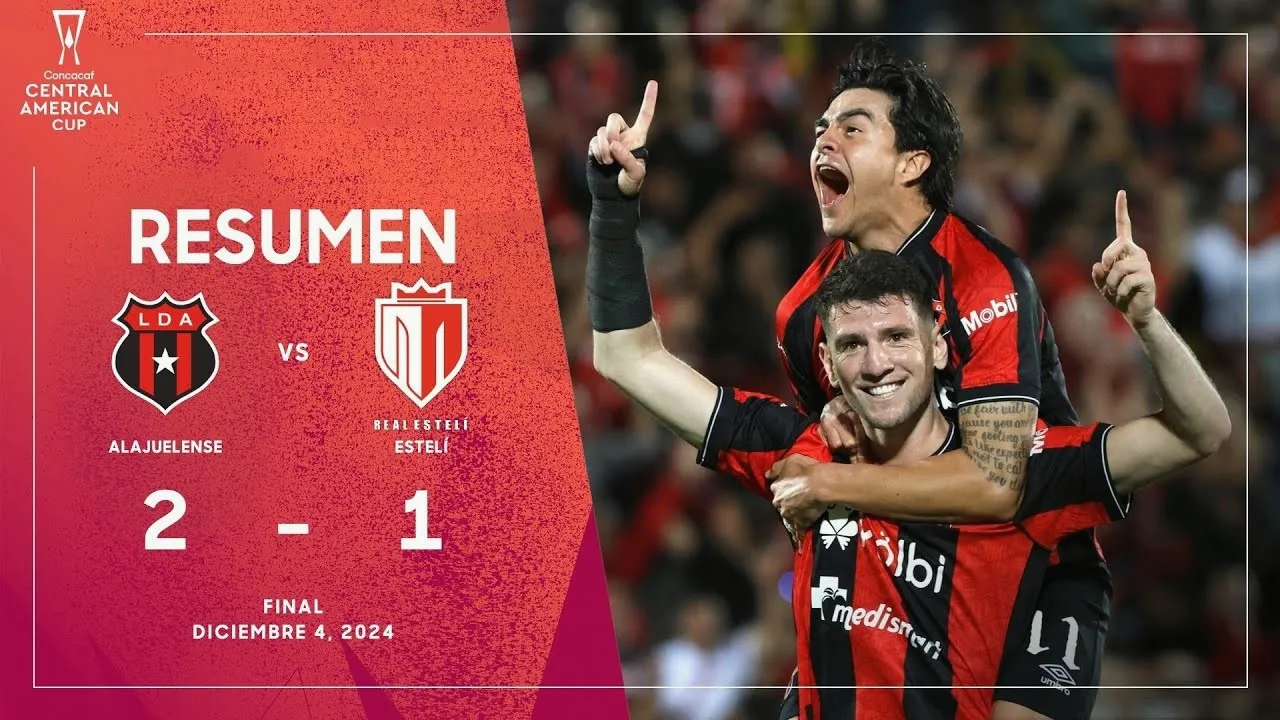 05/12/2567 ไฮไลท์ฟุตบอล รอบชิงฯ คอนคาเคฟ อเมริกา คัพ 2024 อลาจูเรนเซ่ ดับเครื่องชน เรอัล เอสเทล 2-1 คว้าแชมป์ไปครอง