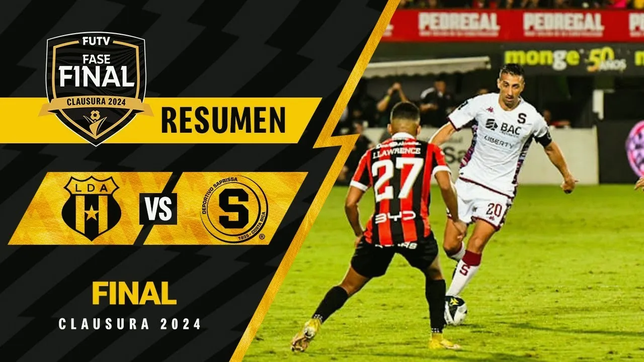 dooball69.com ไฮไลท์ฟุตบอลอลาจูเรนเซ่ เฉือนเดปอร์ติโบ ซาปริสซ่า 1-0 ศึกคอสตาริก้า พรีเมร่า ดิวิชั่น ฤดูกาล 2024/25 วันที่ 23 พฤษภาคม 2567