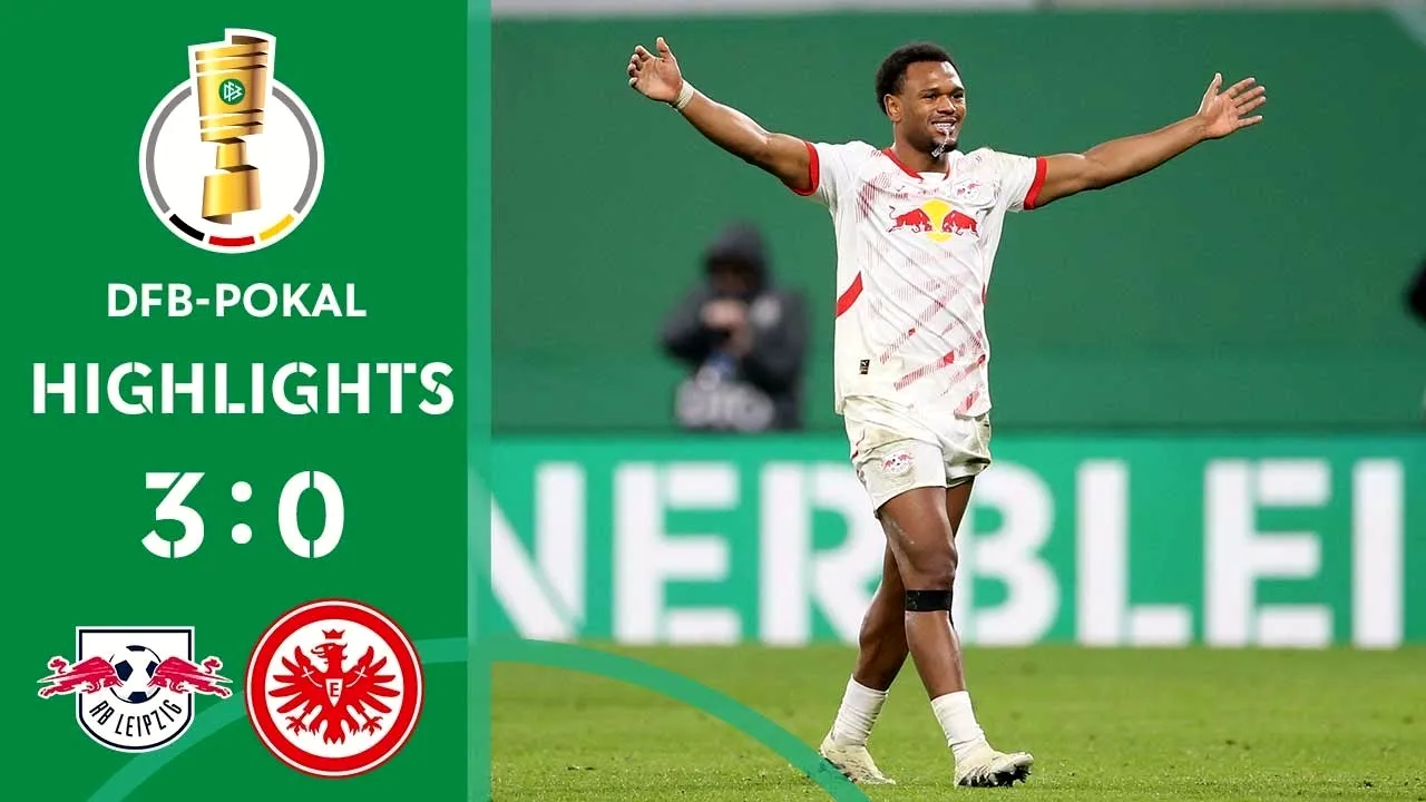 ไฮไลท์เด็ดแอร์เบ ไลป์ซิก ถล่มไอน์ทรัค แฟร้งค์เฟิร์ต 3-0 ศึก DFB Pokal เยอรมัน 05/12/2567