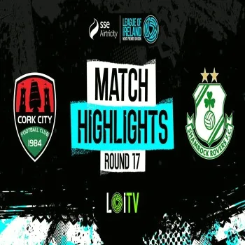 ไฮไลท์! คอร์ก ซิตี้ เฉือน แชมร็อค โรเวอร์ส 1-0 ศึกไอร์แลนด์ พรีเมียร์ลีก 2023 dooball69.com