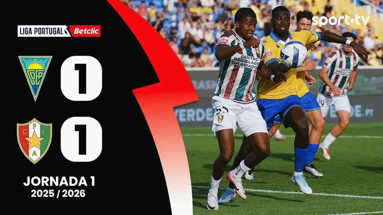 เปิดตำนานใหม่!! ไฮไลท์ฟุตบอล เอสโตริล 1-1 อมาดอร่า พรีไมร่า ลีก้า โปรตุเกส 2025/12/08/2568