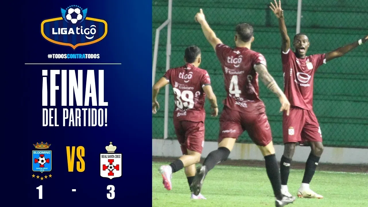 บลูมมิ่งพลิกพ่ายคาบ้าน เรอัล ซานต้า ครูซบุกแซง 3-1 ศึกโบลิเวียลีกาเดอฟุตบอล พร็อม 2023 dooball69.com