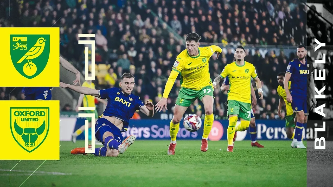 ไฮไลท์ฟุตบอล นอริช ซิตี้ เสมอ อ็อกซ์ฟอร์ด ยูไนเต็ด 1-1 เดอะแชมเปี้ยนส์ชิพ อังกฤษ 2025 วันที่ 8 มีนาคม 2568 จาก dooball69.com