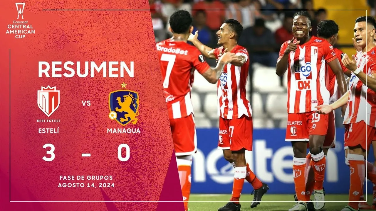 ไฮไลท์ฟุตบอล เรอัล เอสเทล ถล่ม มานากัว เอฟซี 3-0 ศึกคอนคาเคฟ เซนทรัล อเมริกา คัพ 2024 วันที่ 15 สิงหาคม 2567